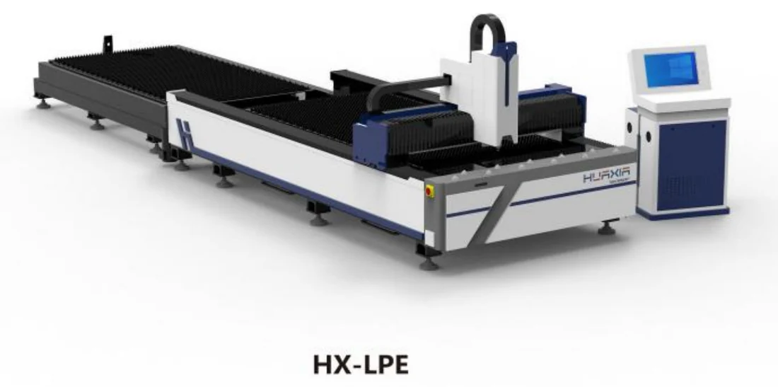 Волоконный лазерный резак со сменным столом HX-LPE HX-LPE